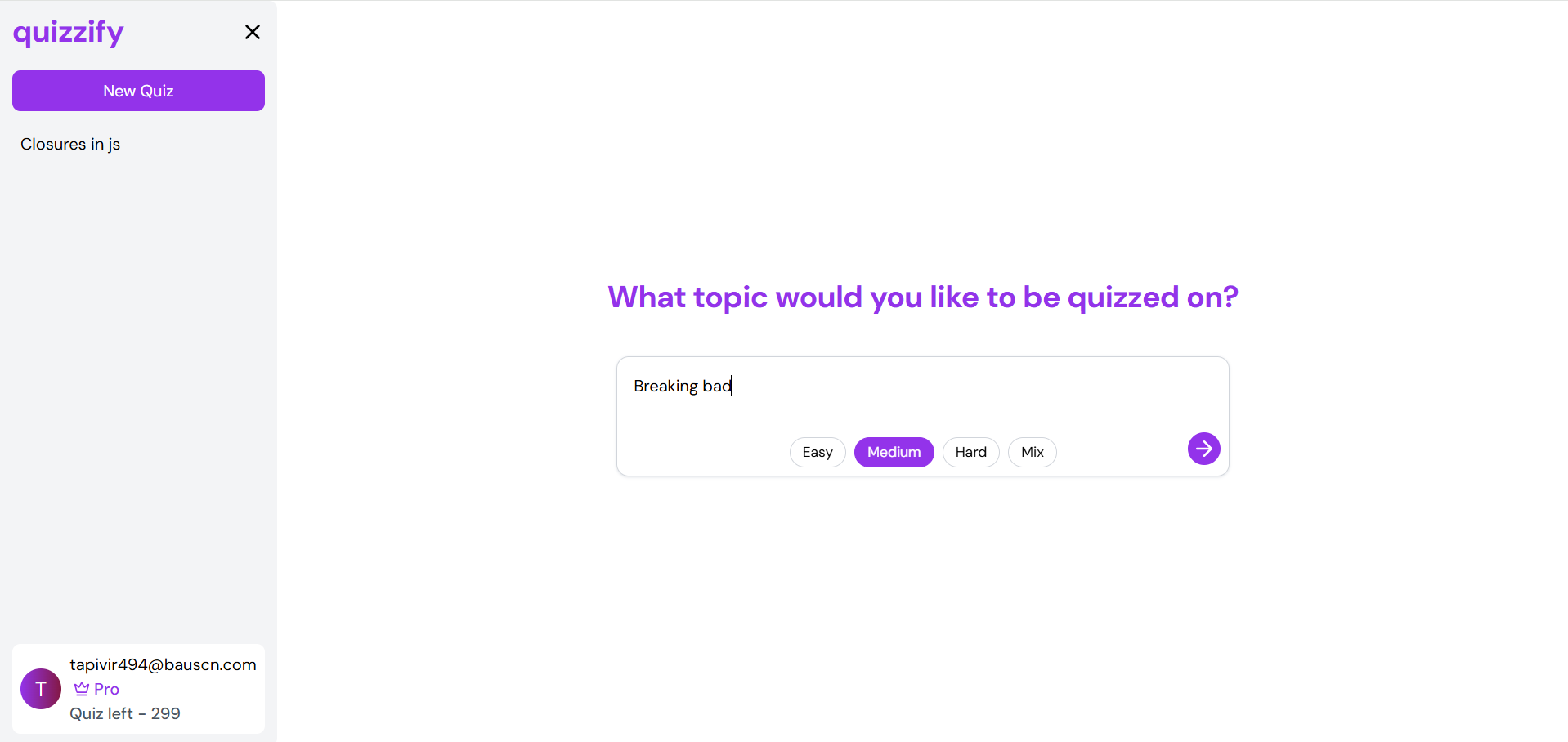 Enter Your Topic